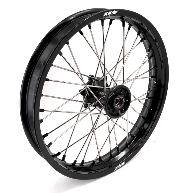 KKE Wheels fit KTM 390 Adventure 2020-2021 2.5*19"/3.5*17" Black Hub Black Rim, Tubed Wheels