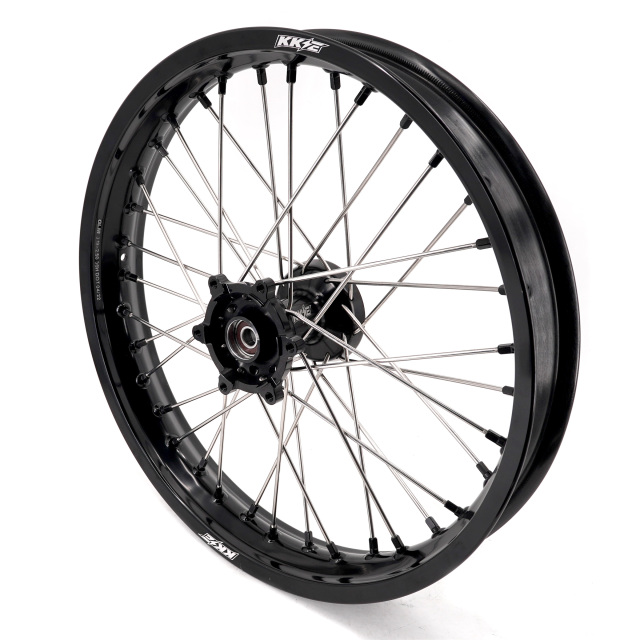 KKE Wheels fit KTM 390 Adventure 2020-2021 2.5*19"/3.5*17" Black Hub Black Rim, Tubed Wheels
