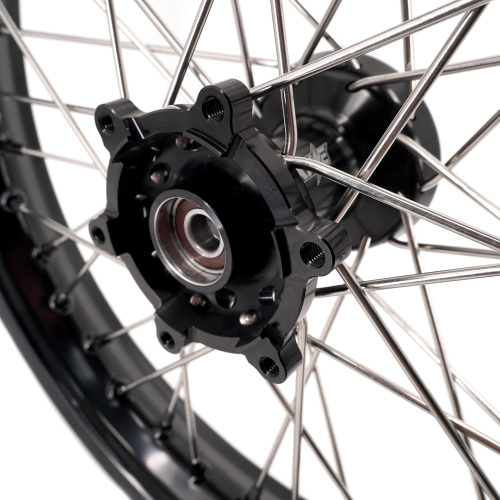 KKE Wheels fit KTM 390 Adventure 2020-2021 2.5*19"/3.5*17" Black Hub Black Rim, Tubed Wheels