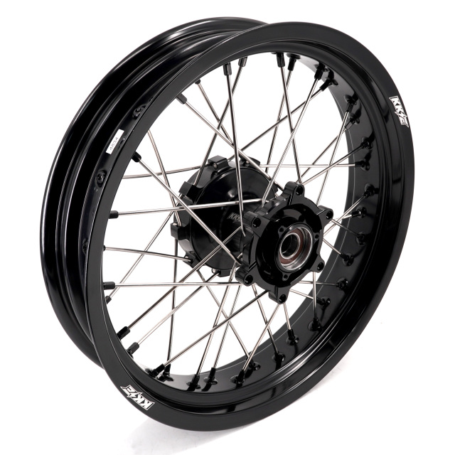 KKE Wheels fit KTM 390 Adventure 2020-2021 2.5*19"/3.5*17" Black Hub Black Rim, Tubed Wheels