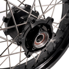 KKE Wheels fit KTM 390 Adventure 2020-2021 2.5*19"/3.5*17" Black Hub Black Rim, Tubed Wheels