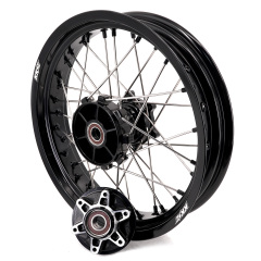KKE Wheels fit KTM 390 Adventure 2020-2021 2.5*19"/3.5*17" Black Hub Black Rim, Tubed Wheels