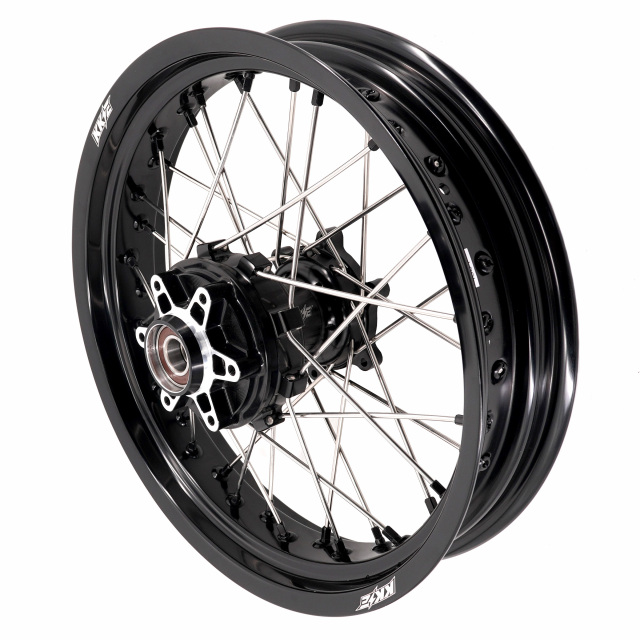 KKE Wheels fit KTM 390 Adventure 2020-2021 2.5*19"/3.5*17" Black Hub Black Rim, Tubed Wheels