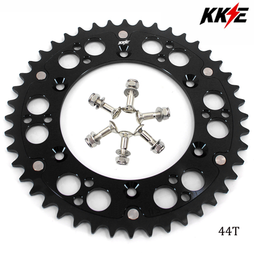 KKE 44T - 51T Hybrid Rear Sprocket for Suzuki RM125 RM250 RMZ250 RMZ450 DRZ400 DRZ400E DRZ400S DRZ400SM (Gold / Blue / Red / Black)