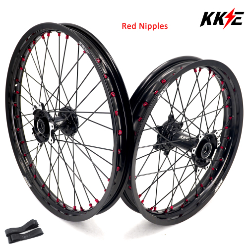 fit Surron Ultra Bee 2023-2025 - - KKE 1.6*21"/2.15*18" Electric Bike Wheels E-Bike (Black Hub / Gold Hub/ Red Hub/ Blue Hub / Purple Hub)