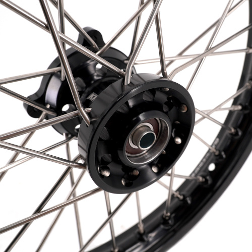 Compatible with KX 65 2000-2024- KKE 1.4*14"/1.6*12" Kid's Mini Drt Bike Wheels Rims for Kawasaki (Black Hub, Red Hub, Blue Hub, Green Hub, Silver Hub)