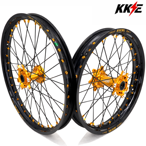 fit Surron Ultra Bee 2023-2025 Excel Rims - - KKE 1.6*21"/2.15*18" Electric Bike Wheels E-Bike (Black Hub / Gold Hub/ Red Hub/ Blue Hub / Purple Hub)