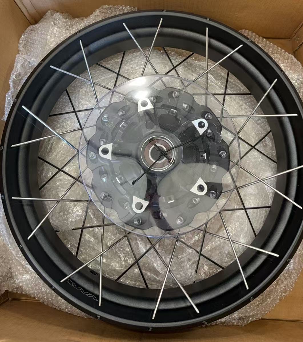 Returned Wheels for Tenere 700 -- VMX 2.5*19"/4.25*17" Tubeless Wheels Compatible with Yamaha Tenere 700 2019 - 2025 Black Rims