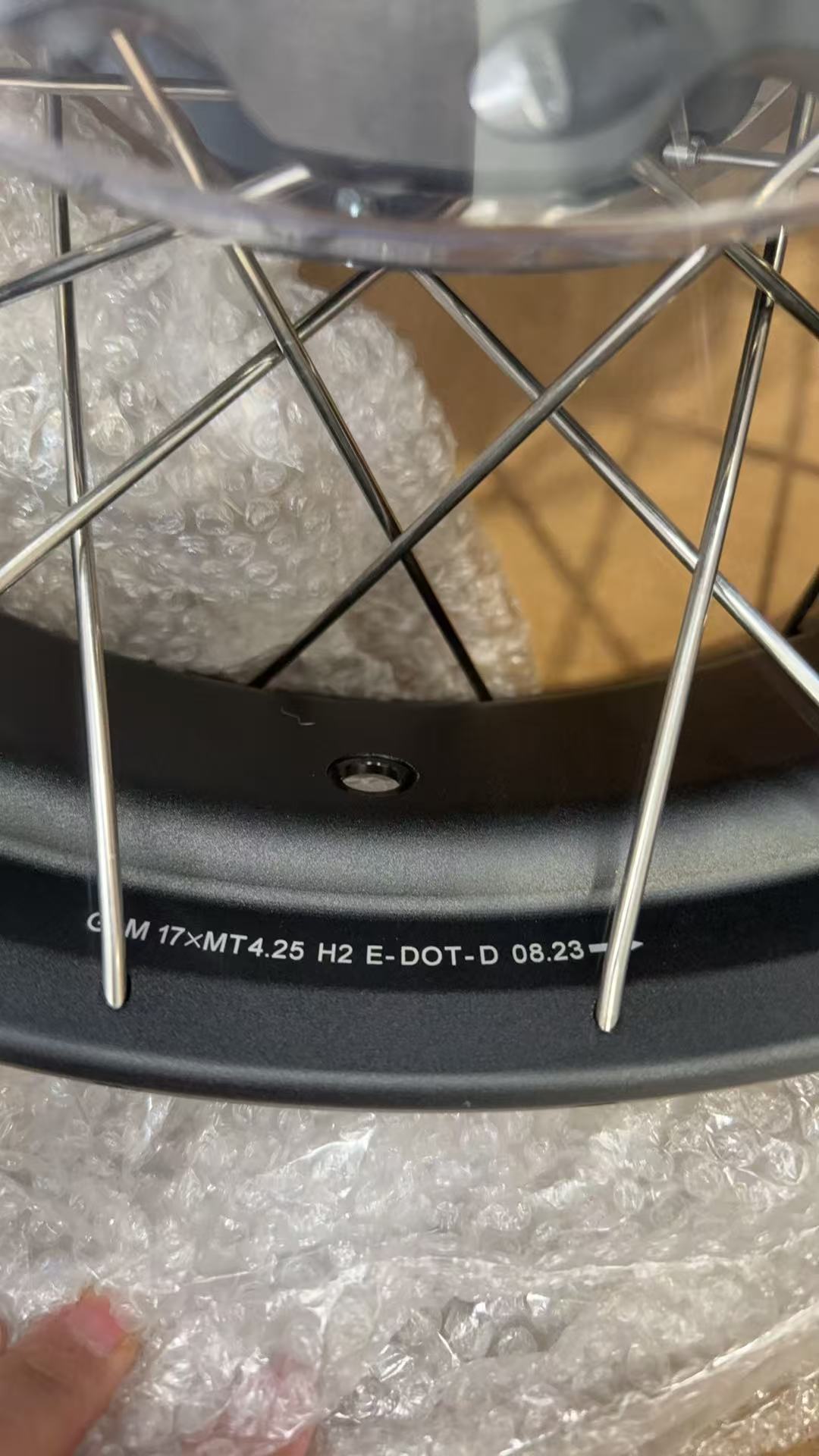 Returned Wheels for Tenere 700 -- VMX 2.5*19"/4.25*17" Tubeless Wheels Compatible with Yamaha Tenere 700 2019 - 2025 Black Rims