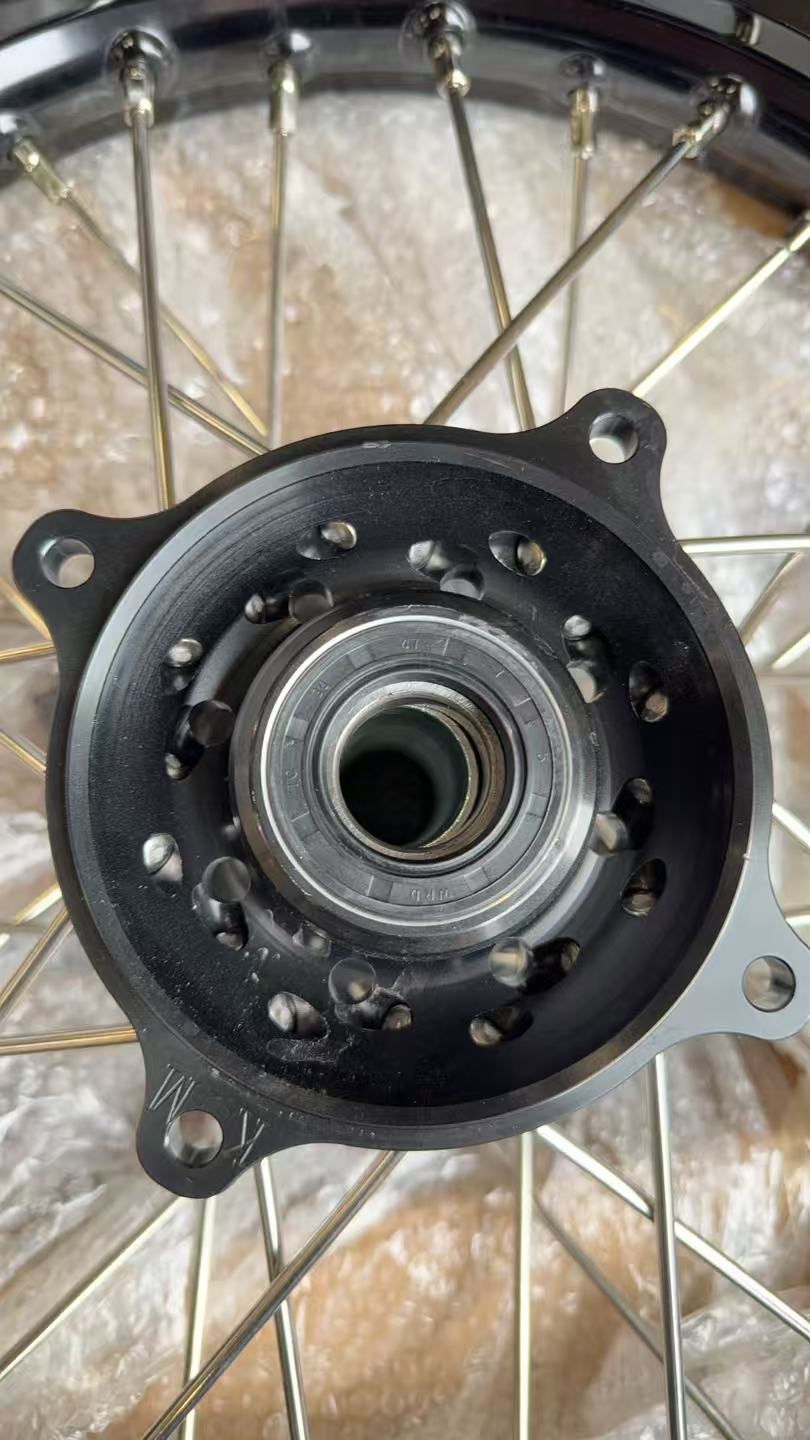 19/16 Returned Wheels for KTM 85 SX 2025-2026/ Husqvarna TC 85 2025 / Gas Gas MC 85 --KKE Kid's Dirt Bike Wheels Rims Black Hub