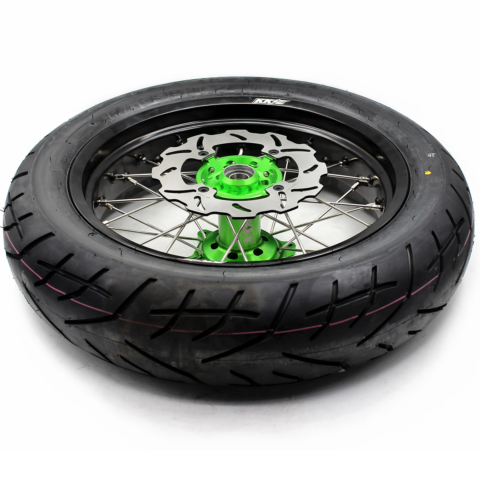 KKE 3.5/4.25 Supermoto CST Tire Wheels Set fit KAWASAKI KX250F KX450F 2006-2018 KX25X KX450X 2022-2024 KX250 KX450