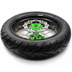 KKE 3.5/4.25 Supermoto CST Tire Wheels Set fit KAWASAKI KX250F KX450F 2006-2018 KX25X KX450X 2022-2024 KX250 KX450