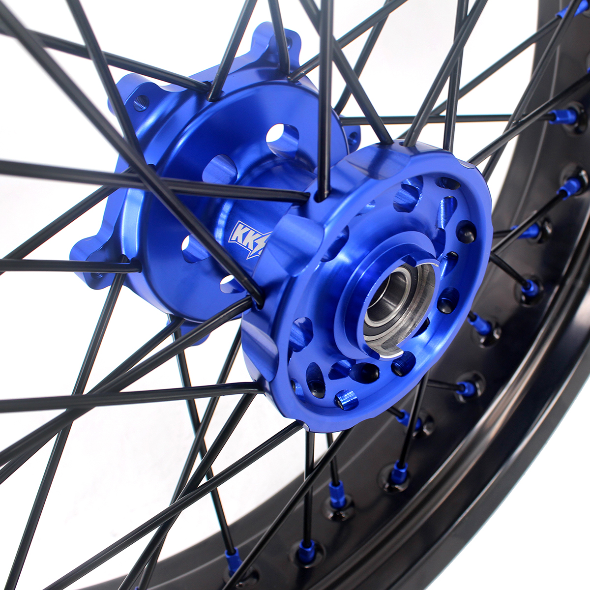 3.5*16.5“/5.0*17" for DRZ400SM 05-25 DRZ400S 00-25 DRZ400 E - KKE Supermoto Motard Wheels fit Suzuki CNC Hubs (Blue Hub/ Gold Hub/ Black Hub / Red Hub / Silver Hub / Black Rim)