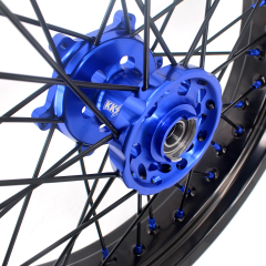 for DRZ400SM 05-25 DRZ400S 00-25 DRZ400 E - KKE Supermoto Motard Wheels fit Suzuki CNC Hubs 3.5*17"/4.25*17" (Blue Hub/ Gold Hub/ Black Hub / Red Hub / Silver Hub / Black Rim)