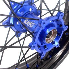for DRZ400SM 05-25 DRZ400S 00-25 DRZ400 E - KKE Supermoto Motard Wheels fit Suzuki CNC Hubs 3.5*17"/4.25*17" (Blue Hub/ Gold Hub/ Black Hub / Red Hub / Silver Hub / Black Rim)