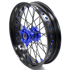 3.5*16.5“/5.0*17" fit Yamaha YZ125 YZ250 1999- 2026 YZ250F YZ450F -- KKE Supermoto Wheels Set CNC Hubs (Silver, Black, Blue, Red, Gold, Green)