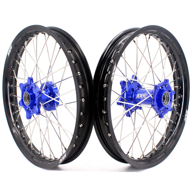 19" /19" Rims for KTM 125-530CC-KKE Flat Track Wheels for KTM 125-530CC XCW EXC EXCW 2000-2025 / Husqvarna TE TC FE FC 125cc-501cc 2014-2024 All Black