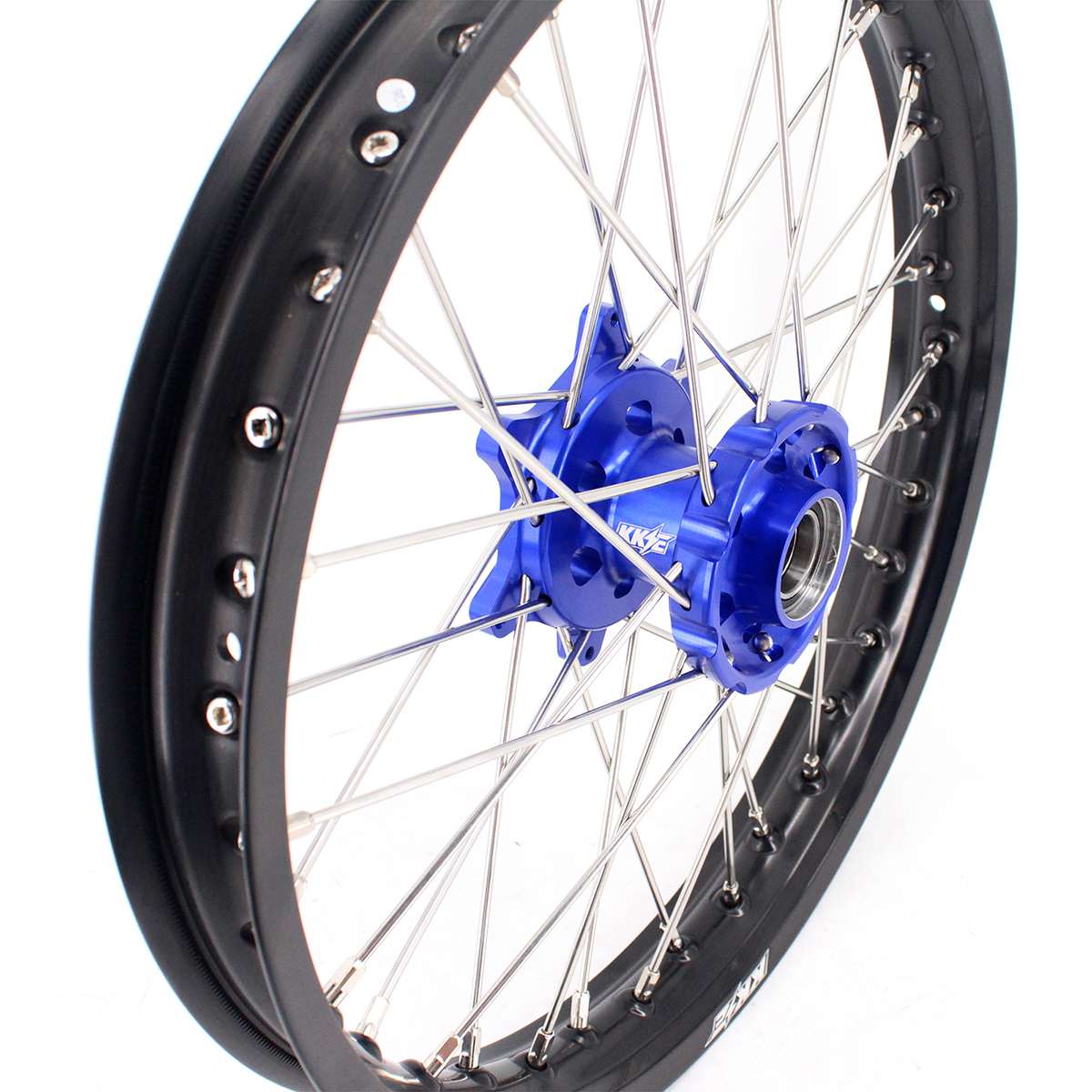 19" /19" Rims for KTM 125-530CC- KKE Flat Track Wheels for KTM 125-530CC XCW EXC EXCW 2000-2026 / Husqvarna TE TC FE FC 125cc-501cc 2014-2026 CNC Hubs (Silver, Black, Blue, Red, Gold,Purple)