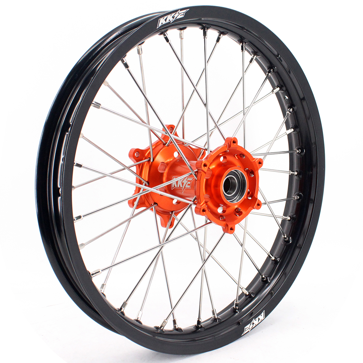 19" /19" Rims for KTM 125-530CC- KKE Flat Track Wheels for KTM 125-530CC XCW EXC EXCW 2000-2026 / Husqvarna TE TC FE FC 125cc-501cc 2014-2026 CNC Hubs (Silver, Black, Blue, Red, Gold,Purple)