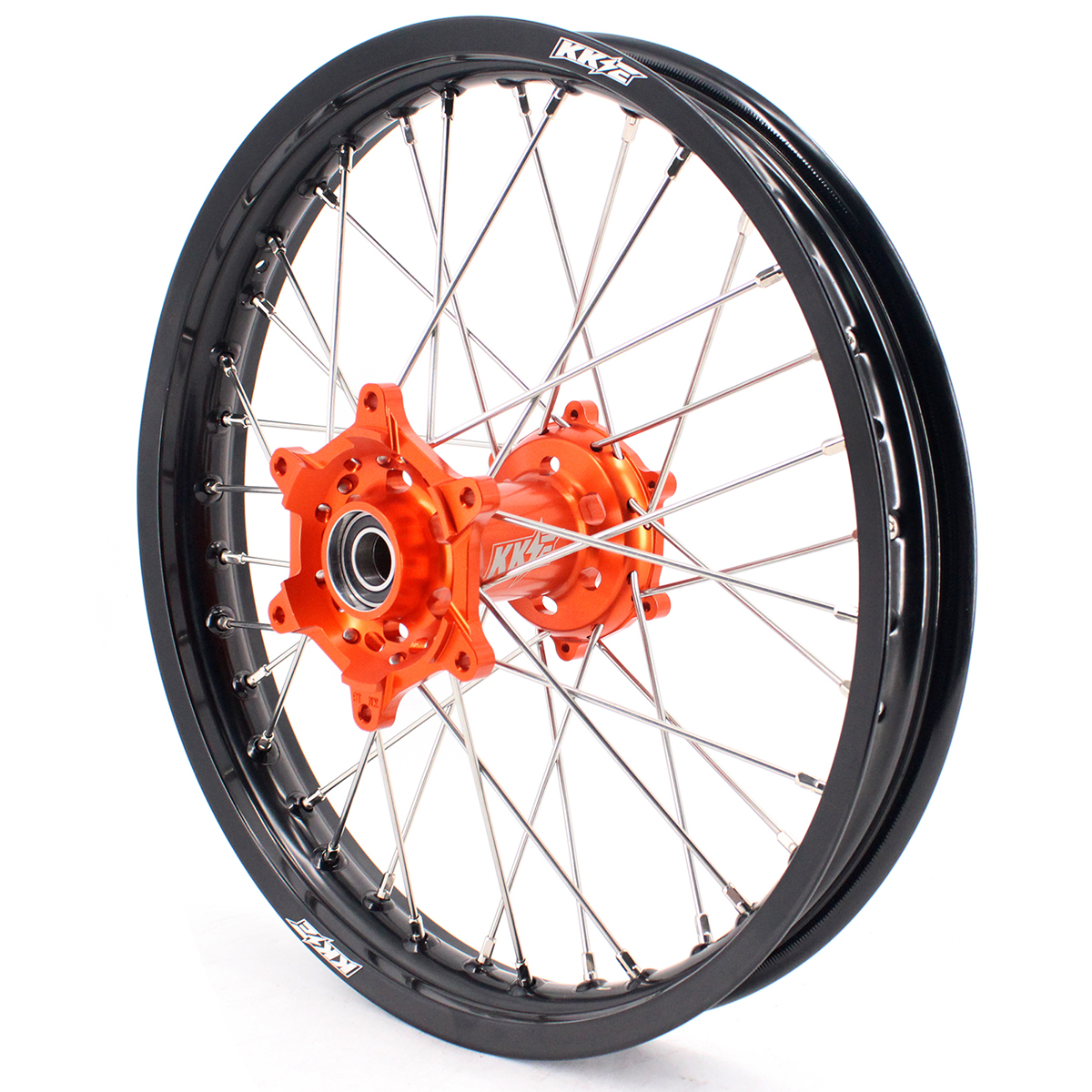 19" /19" Rims for KTM 125-530CC- KKE Flat Track Wheels for KTM 125-530CC XCW EXC EXCW 2000-2026 / Husqvarna TE TC FE FC 125cc-501cc 2014-2026 CNC Hubs (Silver, Black, Blue, Red, Gold,Purple)