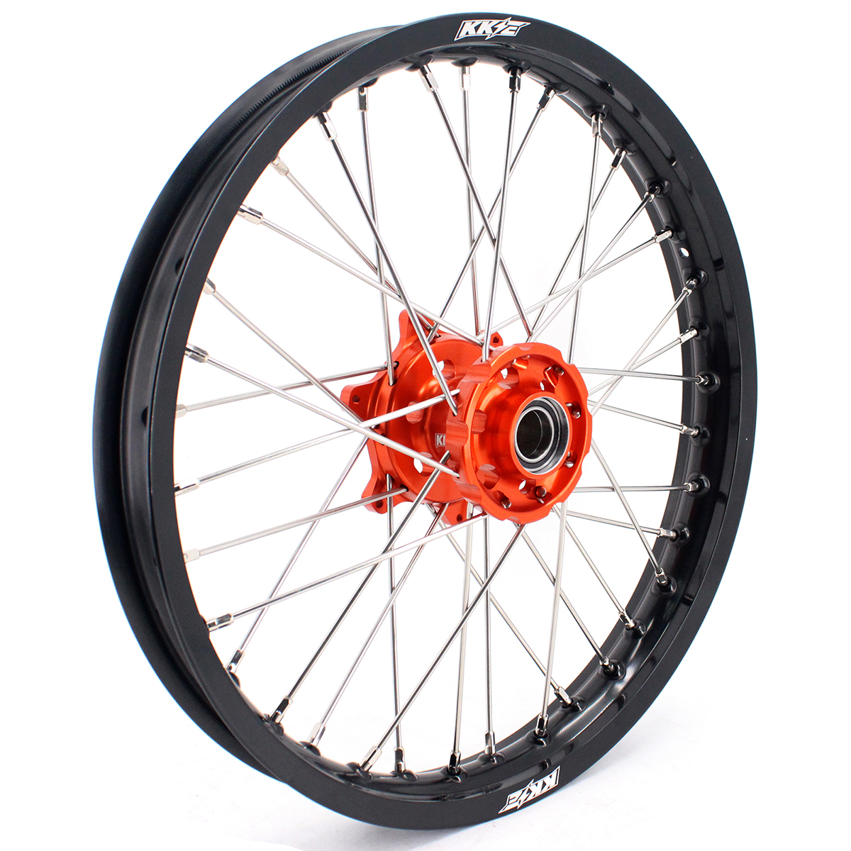 19" /19" Rims for KTM 125-530CC- KKE Flat Track Wheels for KTM 125-530CC XCW EXC EXCW 2000-2026 / Husqvarna TE TC FE FC 125cc-501cc 2014-2026 CNC Hubs (Silver, Black, Blue, Red, Gold,Purple)