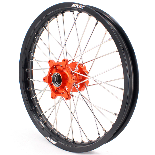 19" /19" Rims for KTM 125-530CC-KKE Flat Track Wheels for KTM 125-530CC XCW EXC EXCW 2000-2025 / Husqvarna TE TC FE FC 125cc-501cc 2014-2024 All Black