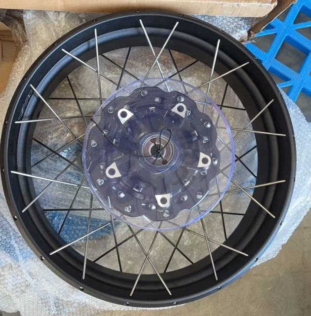 New Other Wheels for Tenere 700 -- VMX 2.5*19"/4.25*17" Tubeless Wheels Compatible with Yamaha Tenere 700 2019 - 2025 Black Rims