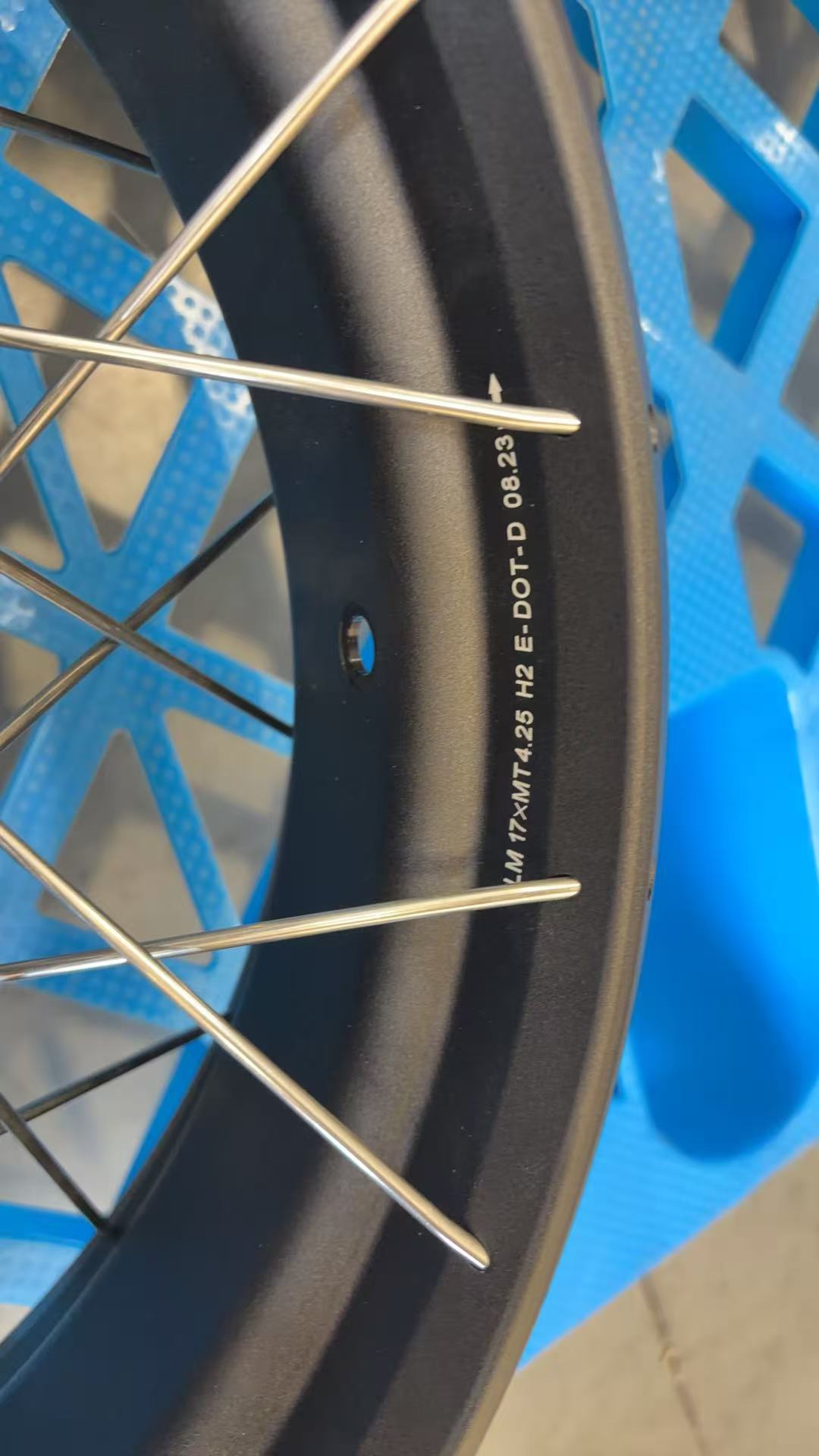 New-Other Wheels for Tenere 700 -- VMX 2.5*19"/4.25*17" Tubeless Wheels Compatible with Yamaha Tenere 700 2019 - 2025 Black Rims