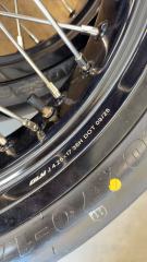 Returned Wheels fit KTM EXC SX XC 2003-2026 / Husqvarna TC TE FC FE 125-501CC 2014-2026  -- KKE 3.5/4.25 Motorcycle Supermoto Wheels with CST Tire CNC Blue Hubs