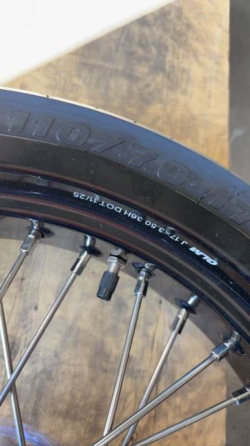 Returned Wheels fit KTM EXC SX XC 2003-2026 / Husqvarna TC TE FC FE 125-501CC 2014-2026  -- KKE 3.5/4.25 Motorcycle Supermoto Wheels with CST Tire CNC Blue Hubs