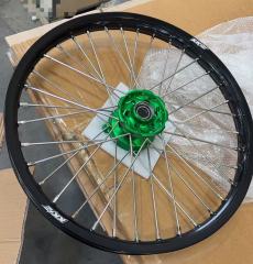 Returned Wheels - KKE 21/18 Dirt Bike Wheels Rims fit Kawasaki KX250F KX450F 2006-2021/ KX250X KX450X KX250 KX125 KX450 Green Hub