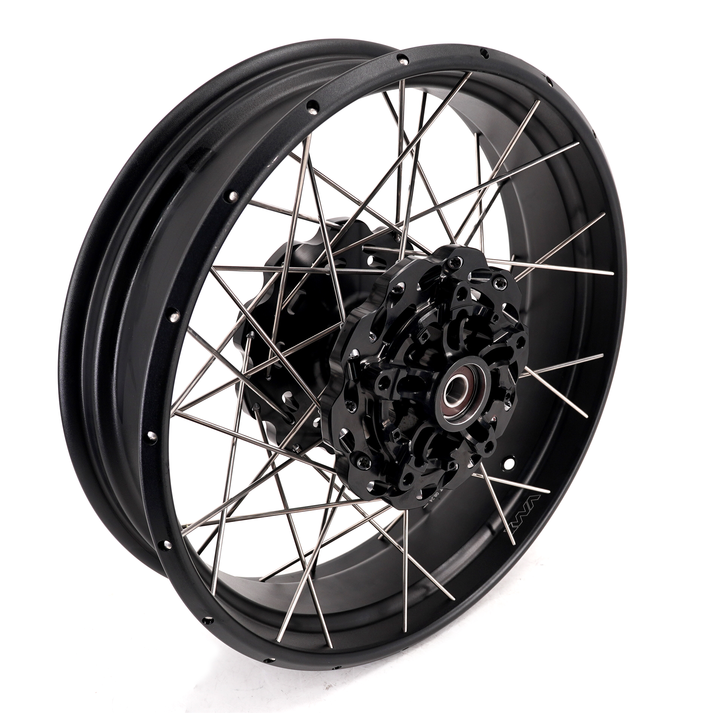 New-Other Wheels for Tenere 700 -- VMX 2.5*19"/4.25*17" Tubeless Wheels Compatible with Yamaha Tenere 700 2019 - 2025 Black Rims
