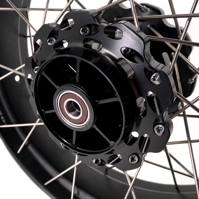 for Tenere 700 -- VMX 2.15*21"/4.25*18" Tubeless Wheels Compatible with Honda Yamaha Tenere 700 2019 - 2025 Black Rims