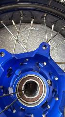 Returned Wheels fit KTM EXC SX XC 2003-2026 Husqvarna  TE / TC / FE / FC / FX   2014-2026 -- KKE 3.5/4.25 Motorcycle Supermoto Wheels with CST Tire CNC Blue Hub