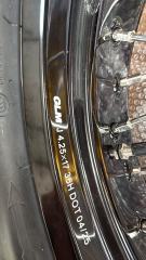 Returned Wheels fit SUZUKI DRZ400 DRZ400E DRZ400S -- KKE 3.5/4.25*17 Supermoto Wheels Rims Set  with CST Tire Gold Hub