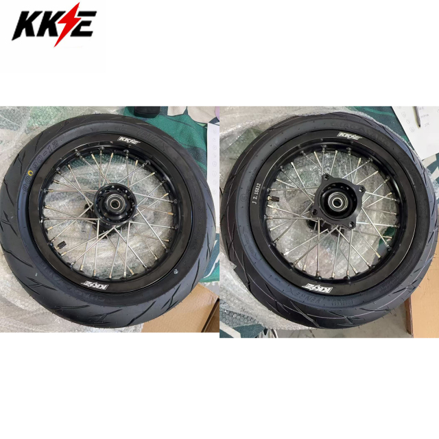 Returned Wheels for Rawrr Mantis Mini 2024-2026 - KKE 1.85*12/2.15*12 E-Bike Mini Wheels Kit with Tire Black Hub Rims