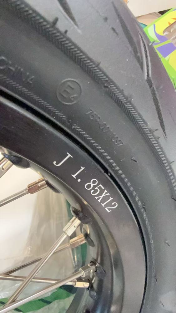 Returned Wheels for Rawrr Mantis Mini 2024-2026 - KKE 1.85*12/2.15*12 E-Bike Mini Wheels Kit with Tire Black Hub Rims