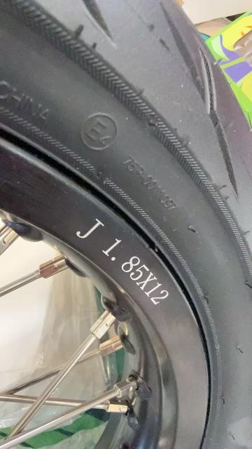 Returned Wheels for Rawrr Mantis Mini 2024-2026 - KKE 1.85*12/2.15*12 E-Bike Mini Wheels Kit with Tire Black Hub Rims