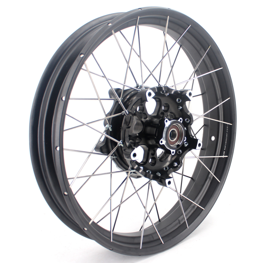VMX 3.0*19"/4.25*17"  Tubeless Wheels Set Fit for BMW R1200GS 2013-2021 Black Hub/ Rim