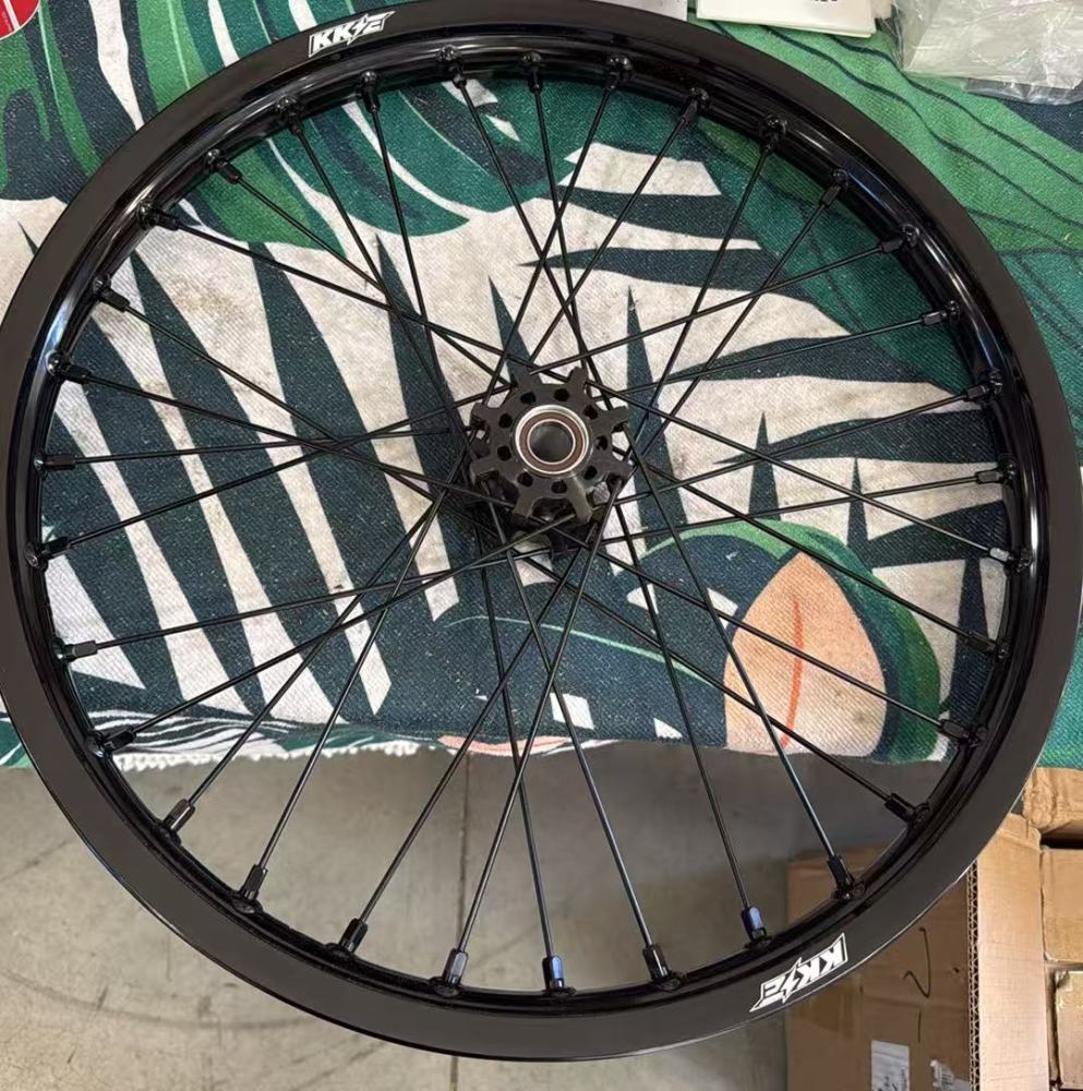 Returned Wheels for Surron Light Bee-X 2019-2025 -- KKE 1.6*19" & 1.85*16" Electric Dirt Bike Wheels Rim E-Bike All Black