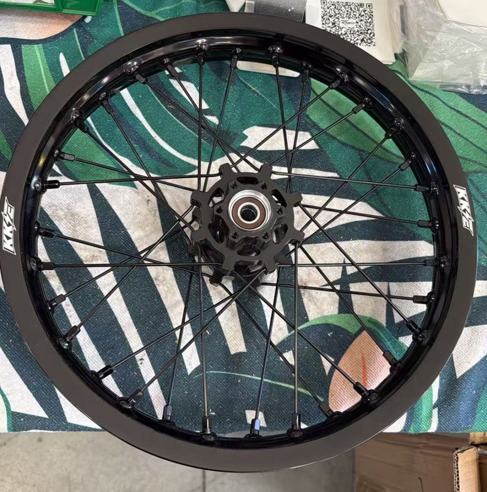 Returned Wheels for Surron Light Bee-X 2019-2025 -- KKE 1.6*19" & 1.85*16" Electric Dirt Bike Wheels Rim E-Bike All Black