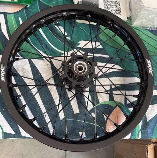 Returned Wheels for Surron Light Bee-X 2019-2025 -- KKE 1.6*19" & 1.85*16" Electric Dirt Bike Wheels Rim E-Bike All Black
