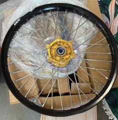 Returned Wheels fit SUZUKI RM125 RM250 1996-2008 --- KKE 21/19 Dirt bike MX Motorcycle Wheels Rims Set CNC Gold Hubs