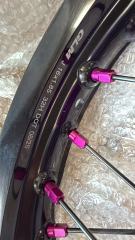 Returned Wheels for Surron Light Bee-X 2019-2025 -- KKE 1.6*19" & 1.85*16" Electric Dirt Bike Wheels Rim E-Bike CNC Purple Hubs