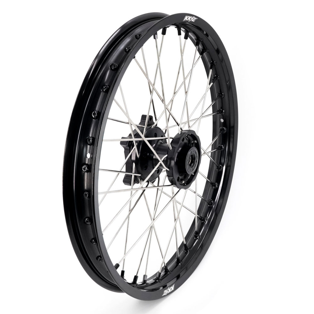 for CF-MOTO 450 MT 2024- 2026 - KKE 1.85*21/2.5*18 Cush Drive Wheels Black Nuts