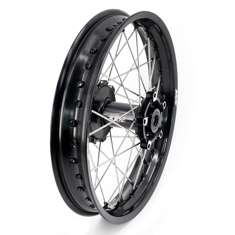 for CF-MOTO 450 MT 2024- 2026 - KKE 1.85*21/2.5*18 Cush Drive Wheels Black Nuts
