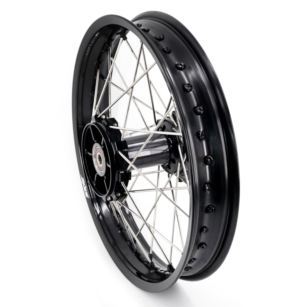 for CF-MOTO 450 MT 2024- 2026 - KKE 1.85*21/2.5*18 Cush Drive Wheels Black Nuts