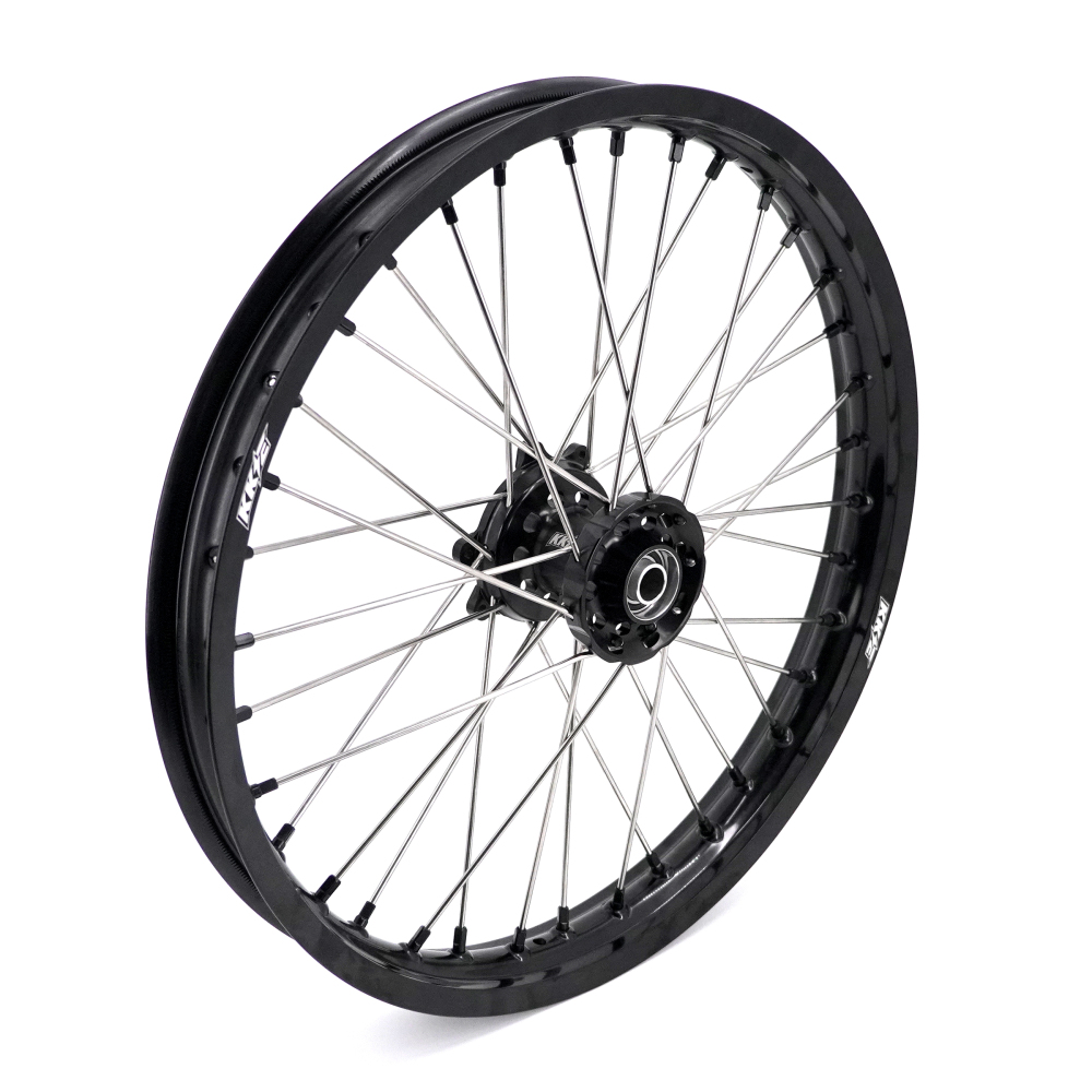 for Kove Moto 450 Rally MX450 2022- 2025 KKE 1.85*21/2.5*18 Cush Drive Wheels Set Black Nuts