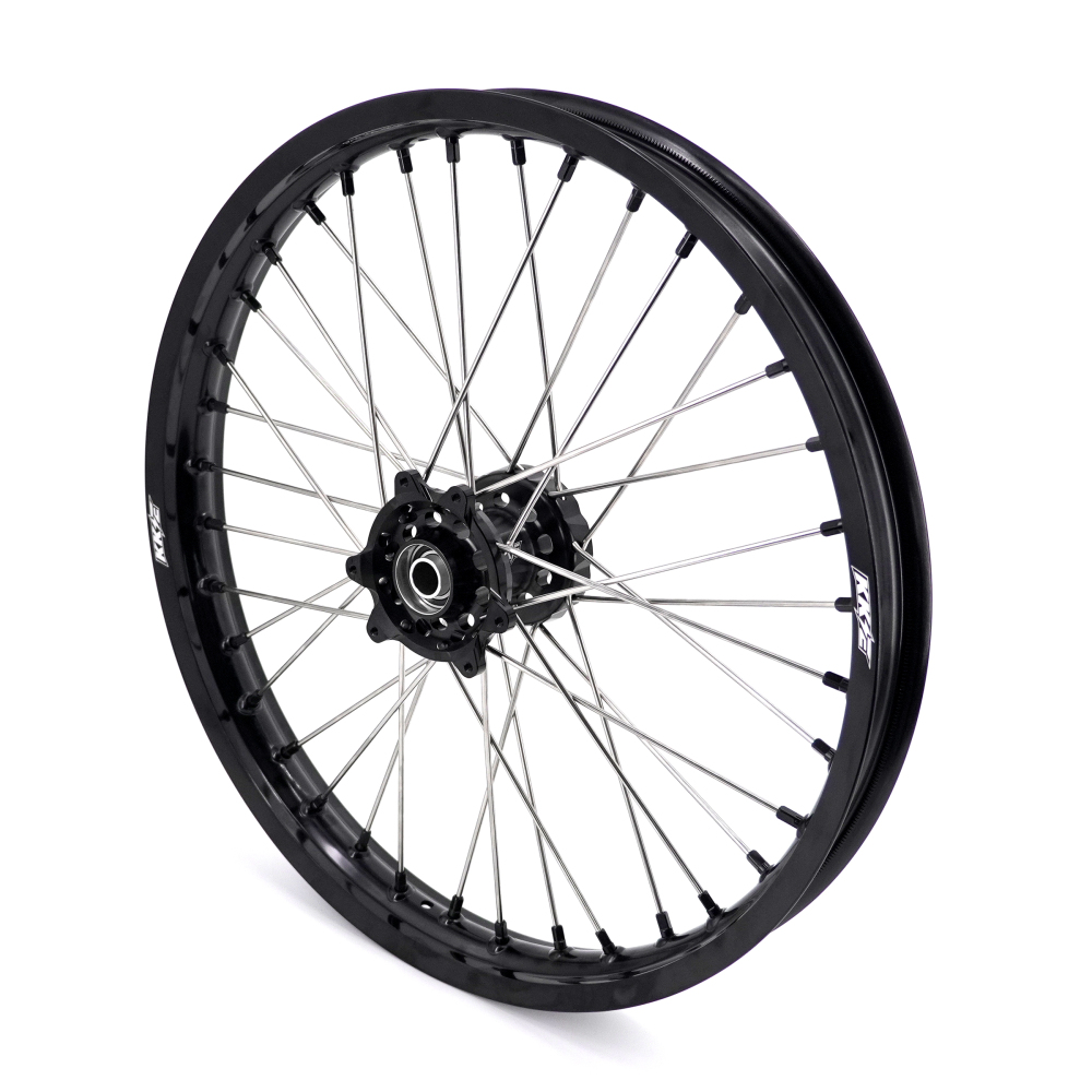 for Kove Moto 450 Rally MX450 2022- 2025 KKE 1.85*21/2.5*18 Cush Drive Wheels Set Black Nuts