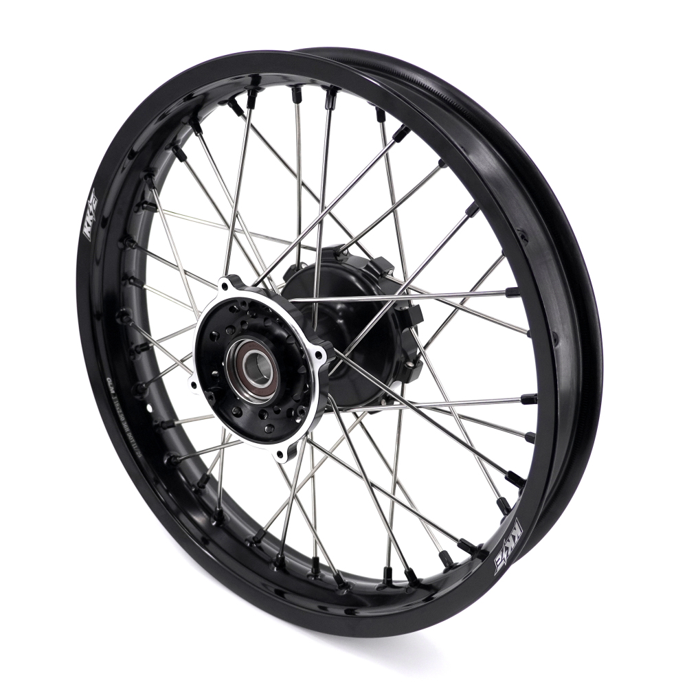 for Kove Moto 450 Rally MX450 2022- 2025 KKE 1.85*21/2.5*18 Cush Drive Wheels Set Black Nuts